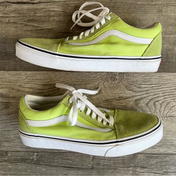 Vans Sharp Green Old Skool Classic Skate Shoes - Picture 8 of 14